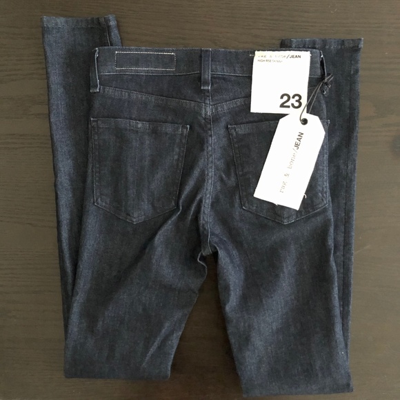 rag & bone High Rise Skinny Jeans Size 23 NWT - Picture 4 of 5